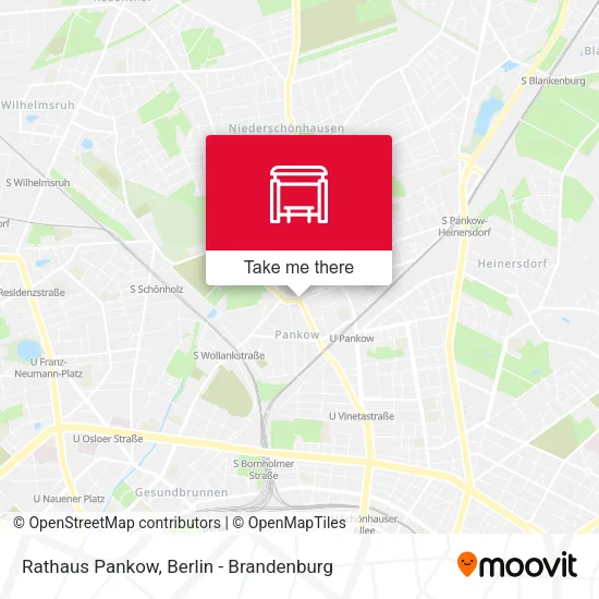 Карта Rathaus Pankow