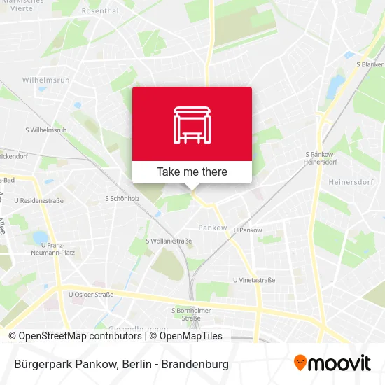 Карта Bürgerpark Pankow
