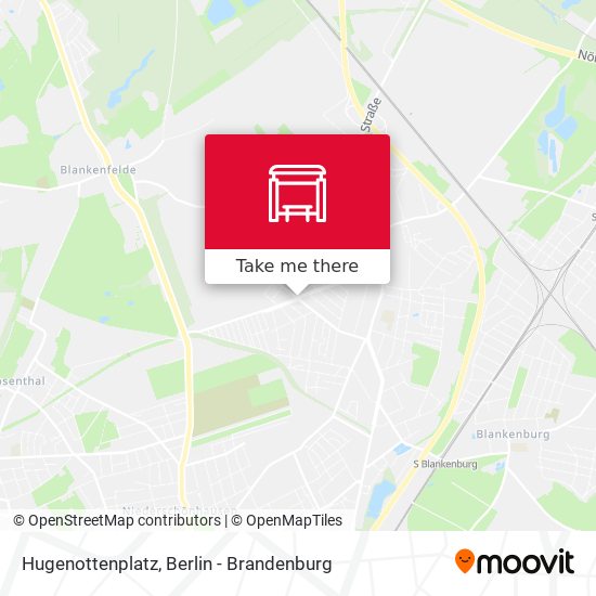 Hugenottenplatz map