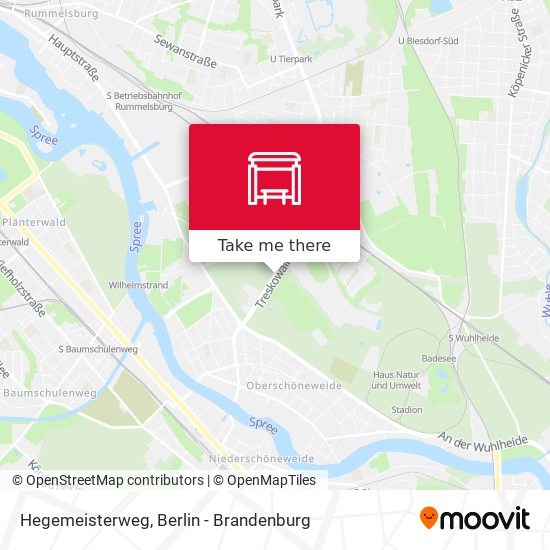 Hegemeisterweg map