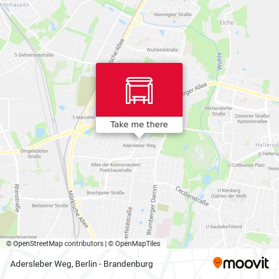 Adersleber Weg map