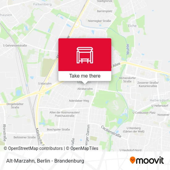 Карта Alt-Marzahn