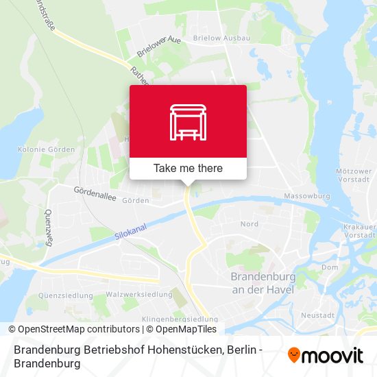 Карта Brandenburg Betriebshof Hohenstücken