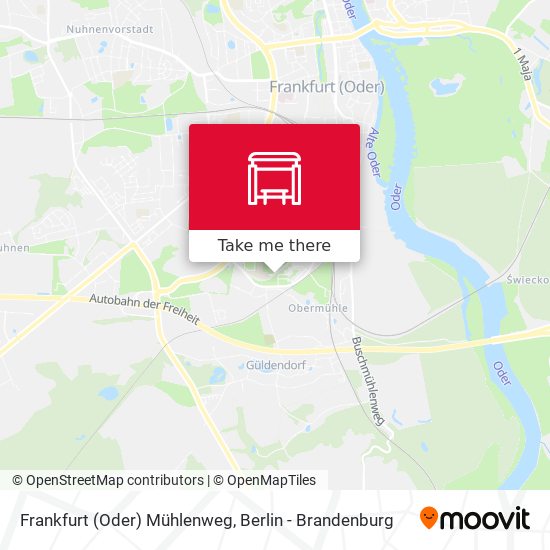 Frankfurt (Oder) Mühlenweg map