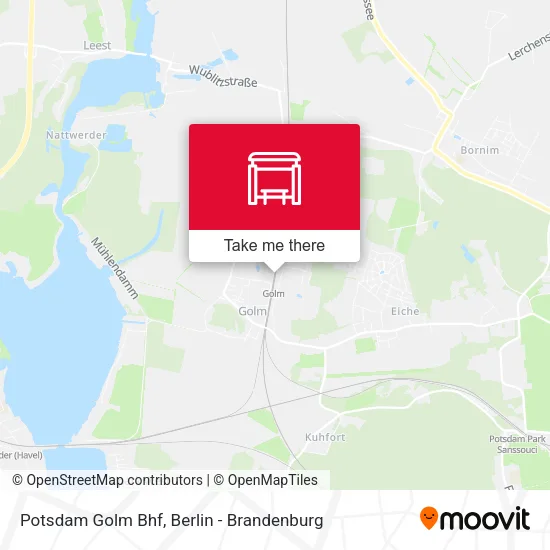 Карта Potsdam Golm Bhf