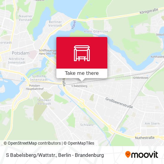 S Babelsberg/Wattstr. map