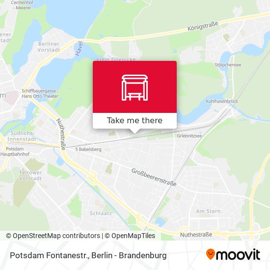 Potsdam Fontanestr. map