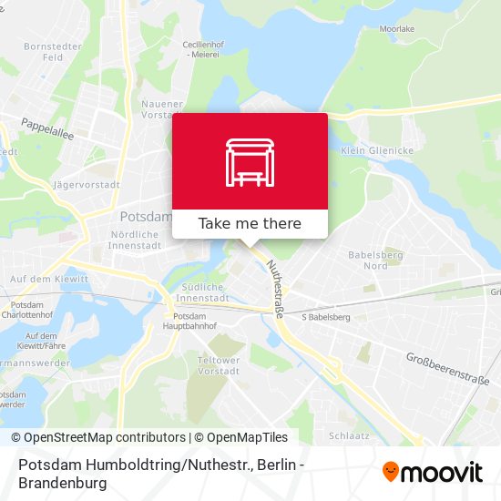 Potsdam Humboldtring/Nuthestr. map