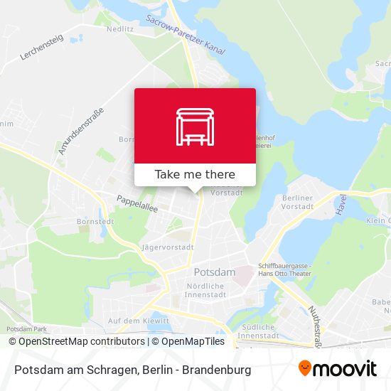 Potsdam am Schragen map