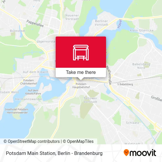 S Potsdam Hauptbahnhof map