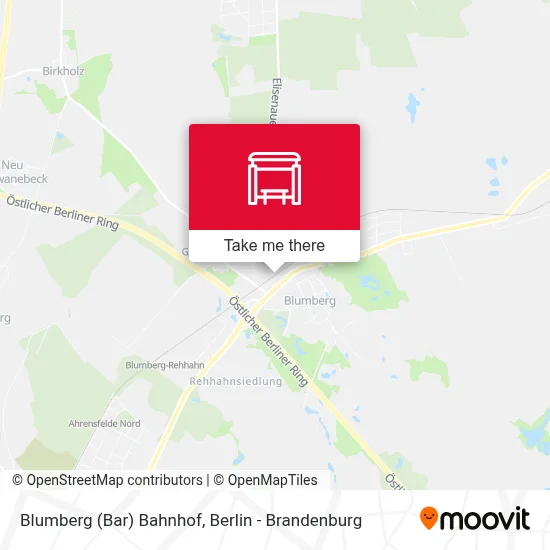 Blumberg (Bar) Bahnhof map