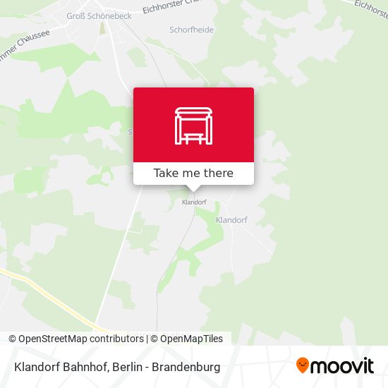 Klandorf Bahnhof map