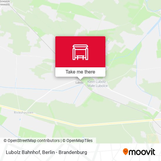 Lubolz Bahnhof map