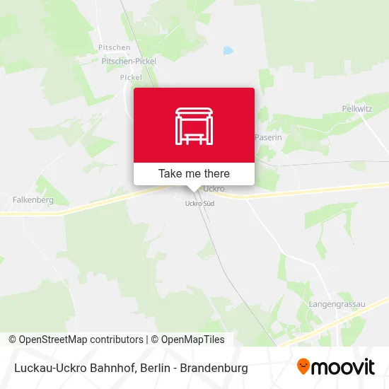 Luckau-Uckro Bahnhof map