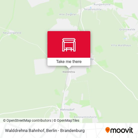 Walddrehna Bahnhof map