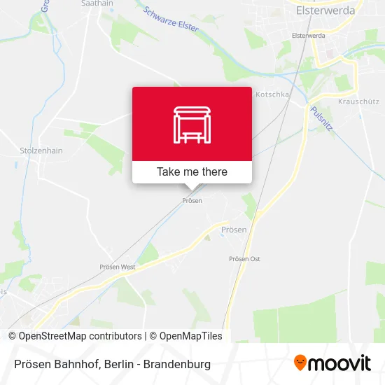 Prösen Bahnhof map