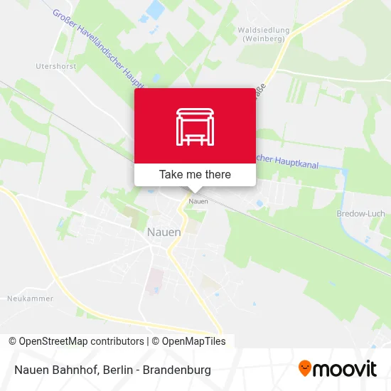 Nauen Bahnhof map