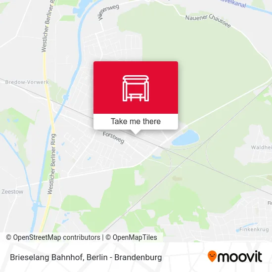 Brieselang Bahnhof map