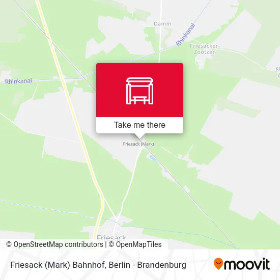 Friesack (Mark) Bahnhof map