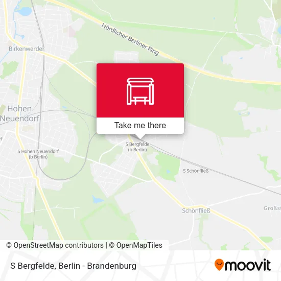 Карта S Bergfelde