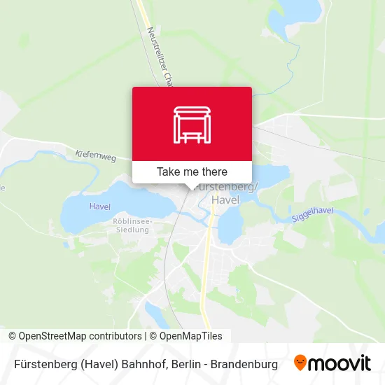 Fürstenberg (Havel) Bahnhof map