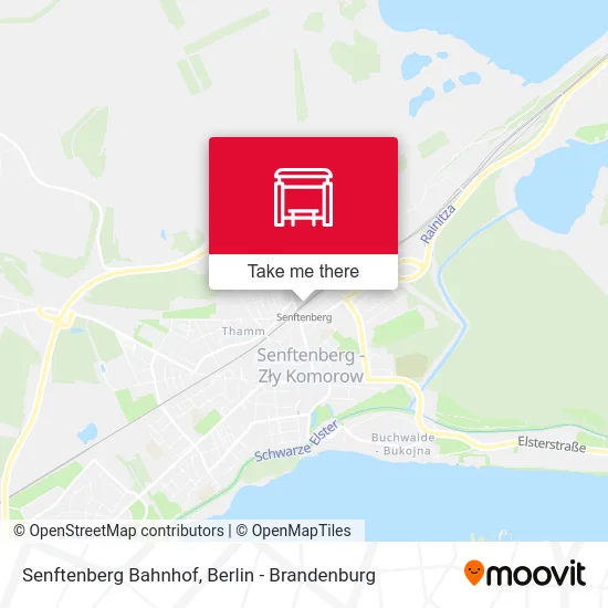 Senftenberg Bahnhof map