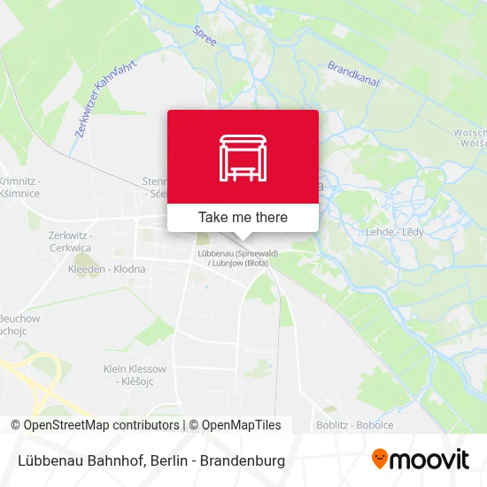 Lübbenau Bahnhof map