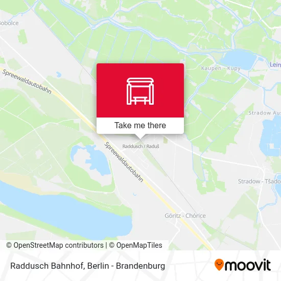 Raddusch Bahnhof map