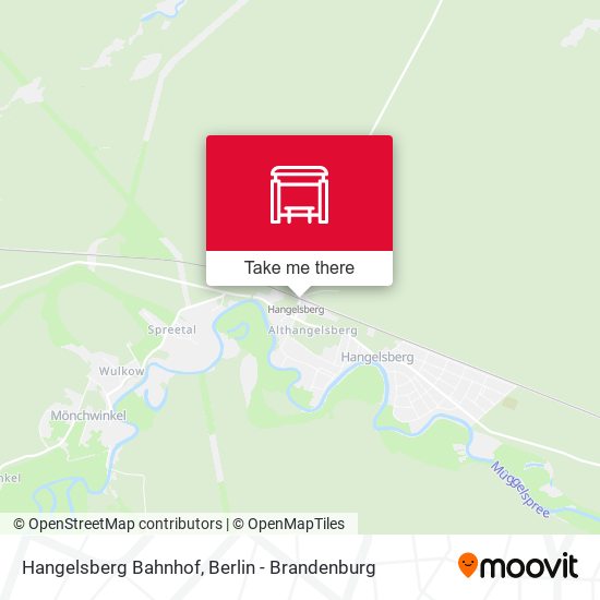 Hangelsberg Bahnhof map