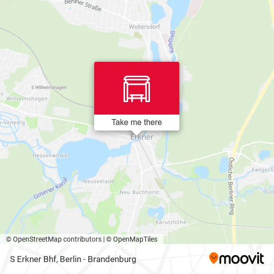 Карта S Erkner Bhf