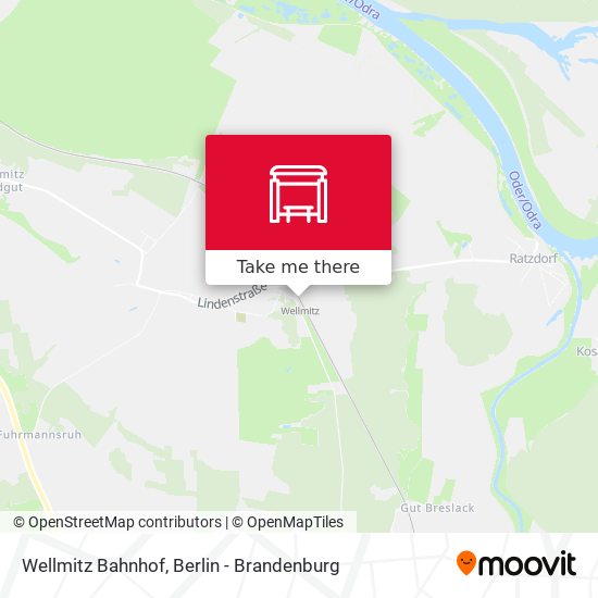 Wellmitz Bahnhof map