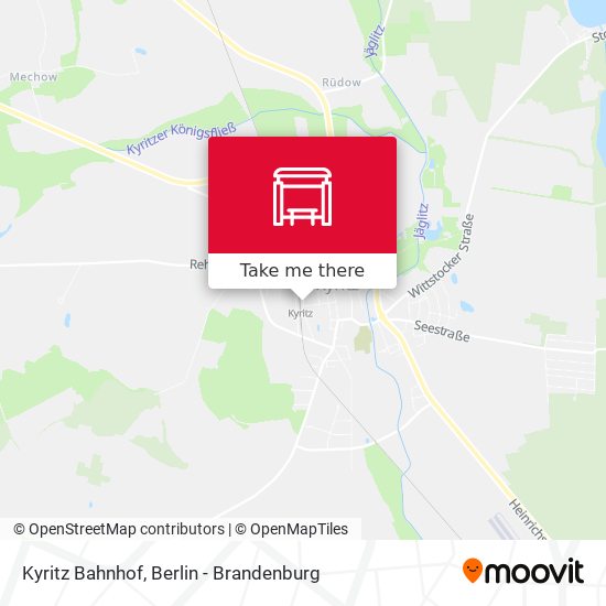 Kyritz Bahnhof map
