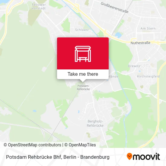 Potsdam Rehbrücke Bhf map