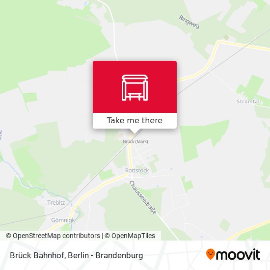 Brück Bahnhof map