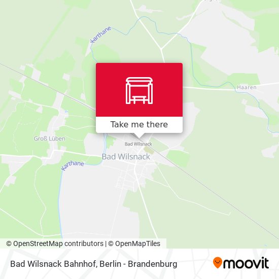 Bad Wilsnack Bahnhof map