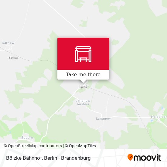 Bölzke Bahnhof map