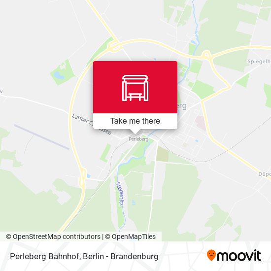 Perleberg Bahnhof map