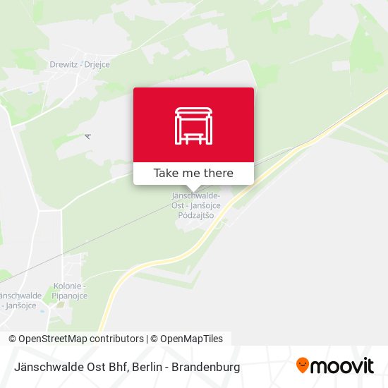 Jänschwalde Ost Bhf map