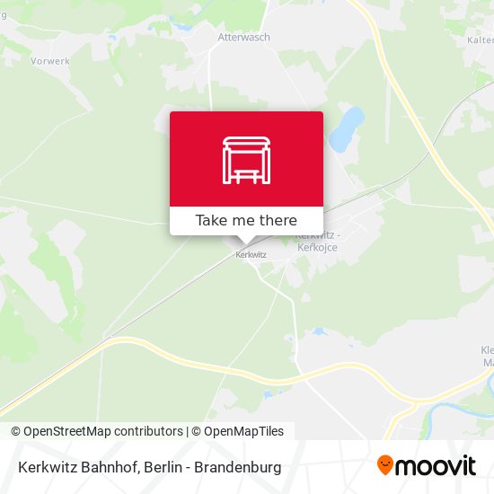 Kerkwitz Bahnhof map