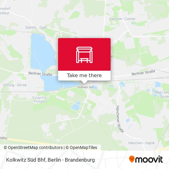 Kolkwitz Süd Bhf map