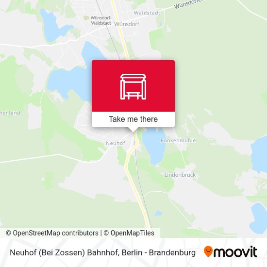 Neuhof (Bei Zossen) Bahnhof map
