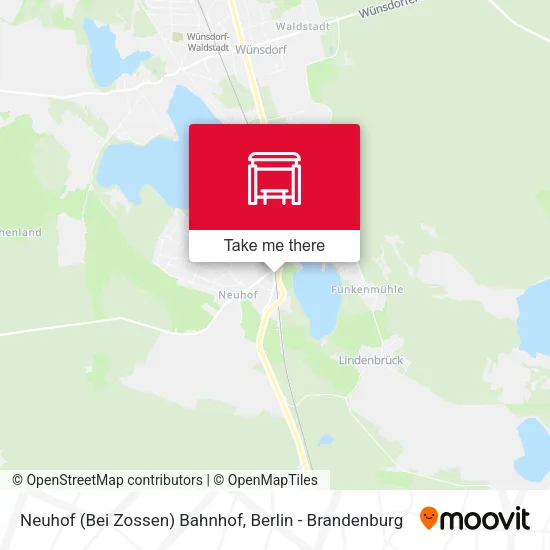 Карта Neuhof (Bei Zossen) Bahnhof