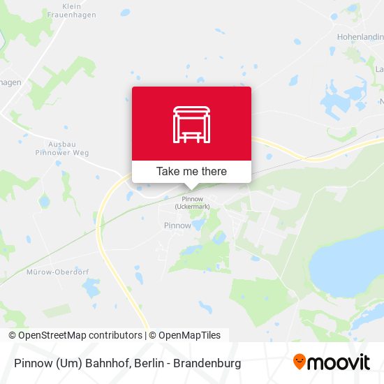Pinnow (Um) Bahnhof map