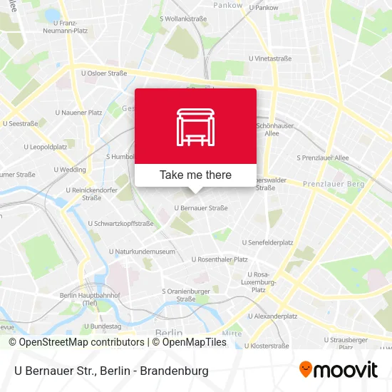 Карта U Bernauer Str.