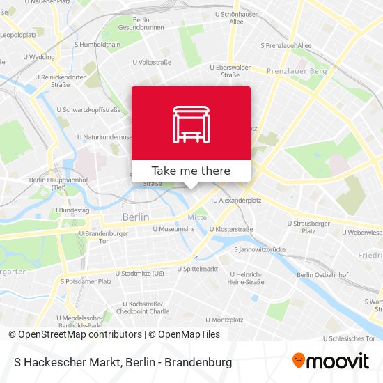 S Hackescher Markt map