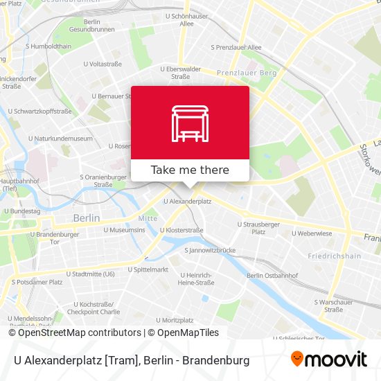 U Alexanderplatz [Tram] map