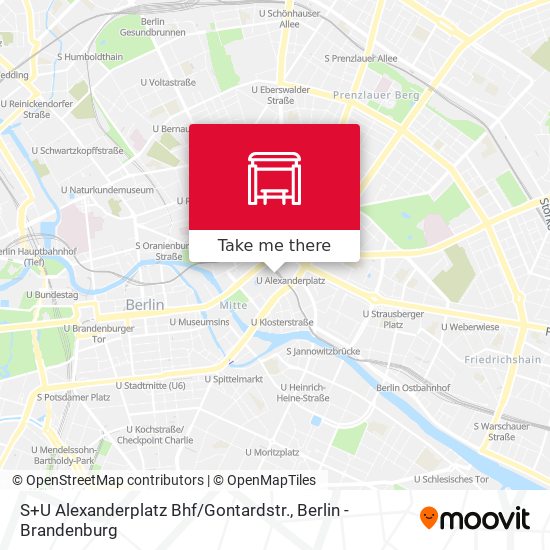 Карта S+U Alexanderplatz Bhf / Gontardstr.