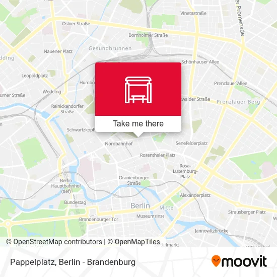 Pappelplatz map