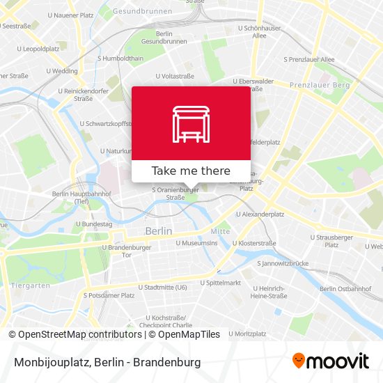 Monbijouplatz map