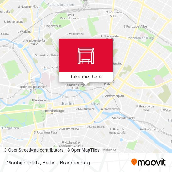 Карта Monbijouplatz